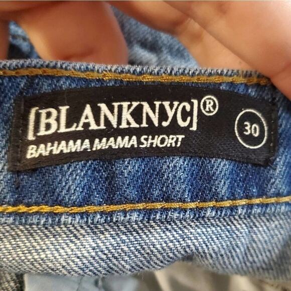 Blank NYC Bahama‎ Mama Distressed Denim Shorts 30 new!!! - Picture 5 of 6